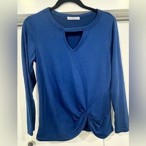 Women’s blue long sleeve